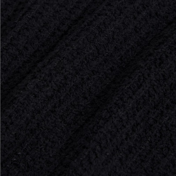 Abercrombie & Fitch Textural Crew Sweater Shell Tank Black Size Small NWT - Picture 2 of 6